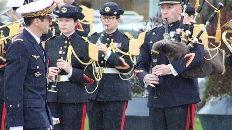 Rochefort cérémonie de remise de calots pour le 3e régiment du SMV de