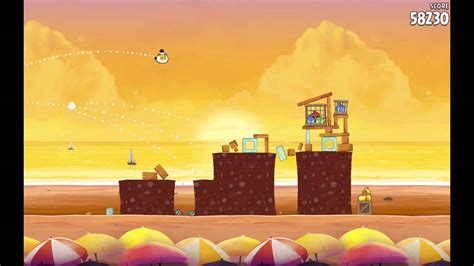 Angry Birds Rio Golden Beach Ball Level 19 Three Stars YouTube