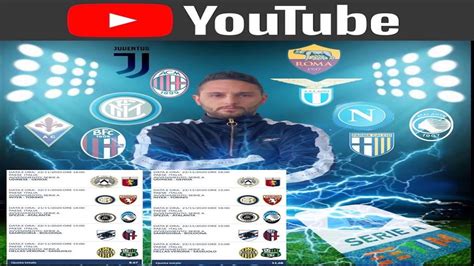 Pronostici E Schedina Ottava Giornata Serie A Youtube