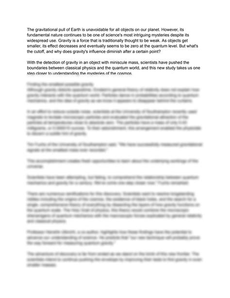 SOLUTION: In search of the physics equivalent of the holy grail