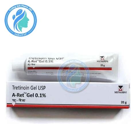 Tretinoin Gel USP 0 1 Menarini Gel tái tạo trẻ hóa da