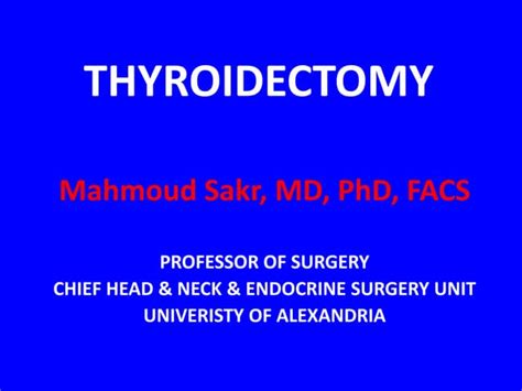 12 Thyroidectomy Ppt