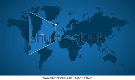 Detailed World Map Pinned Enlarged Map เวกเตอร์สต็อก ปลอดค่าลิขสิทธิ์ 1654464628 Shutterstock