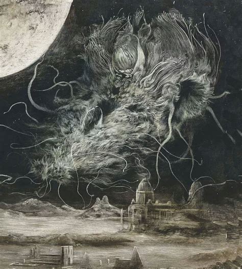 Cr0w Jane Azathoth Of Cthulhu Mythos By Santiago Caruso Arte