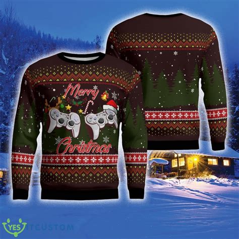 Merry Christmas Gamer Ugly Sweater T For Men And Women Yesitcustom