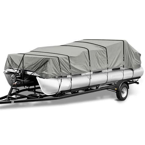 Seapisode 900D Waterproof & UV-Proof Pontoon Boat Cover with Metal ...