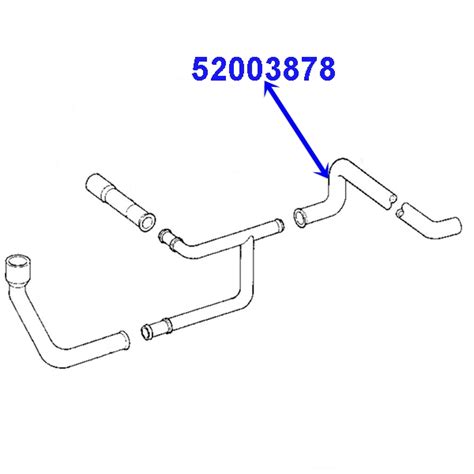 Jeep Cherokee Xj Ltr Heizungsschlauch Hvac Schlauch Heizung T Rohr