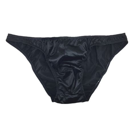 Or Pack Mens Sexy Satin String Bikini Underwear Bulge Pouch Brief Shorts S M Ebay