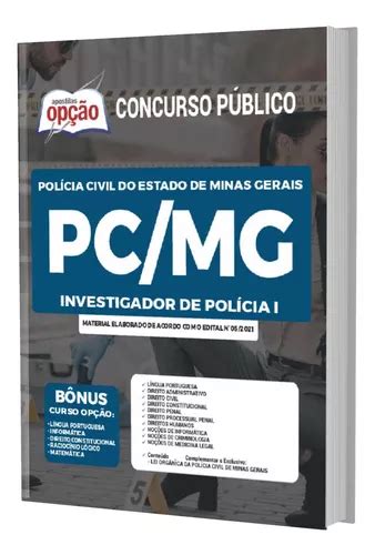 Apostila Pc Mg Investigador De Polícia Parcelamento sem juros