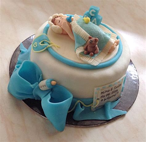 Welcome Baby Boy Cake