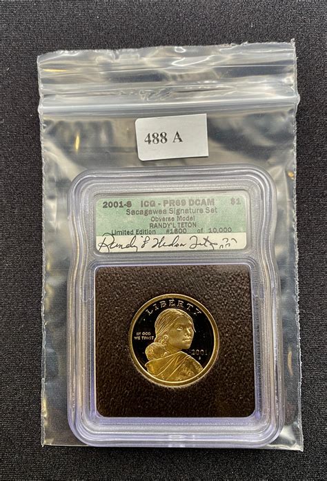 Lot 2001 S Proof Sacagawea Dollar Limited Edition 1800 Of 10 000