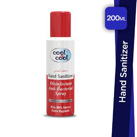 Cool And Cool Hand Sanitizer Disinfectant Anti Bacterial Spray 200ml Price In Pakistan View