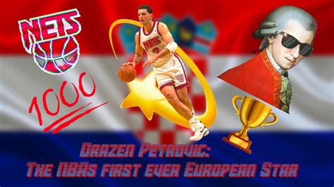 Dražen Petrović: the league's first ever European Star - YouTube