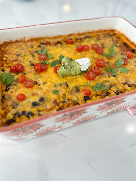 Vegetarian Mexican Casserole Julia Pacheco