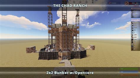 Rust Base Tutorial 2x2 Shell The Chad Ranch 2x Bunkers Widegaps