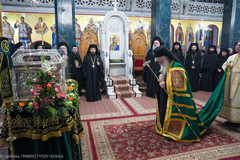 În imagini Procesiune cu moaștele Sfântului Antonie cel Nou la Veria