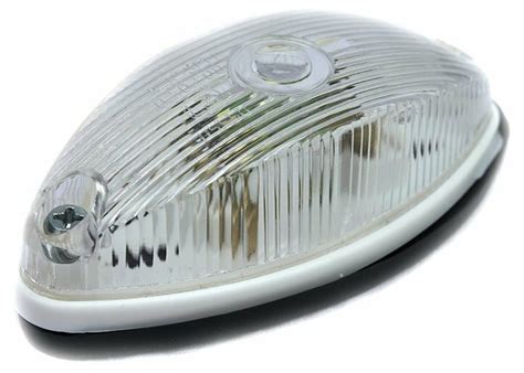 Фонарь габаритный для прицепа 12V LED (светодиодный) белый (лодочка ...