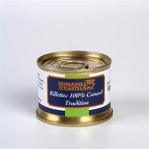 Rillettes Pur Canard 100 Domaine De Castenau 60g Bordeaux Shop