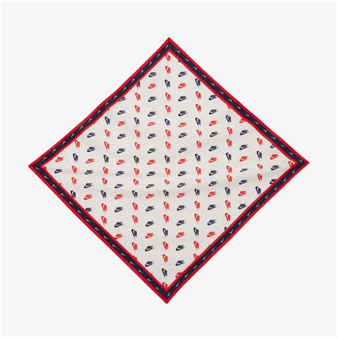 Бандана NIKE BANDANA PRINTED COTTON SAIL/UNIVERSITY RED/OBSIDIAN OSFM ...