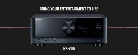 RX-V6A 7.2 channel 4K / 8K Dolby AV Receiver – Yamaha USA