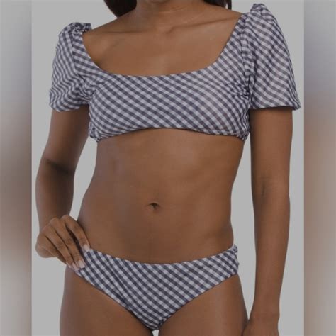 Raisins Swim Raisins Gingham Bikini Top Poshmark