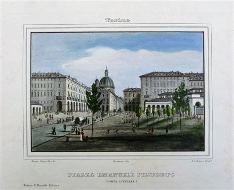 Piazza Emanuele Filiberto Torino Doyen C Libreria