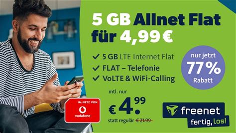 Vodafone Netz Gb Allnet Flat F R Euro Im Monat