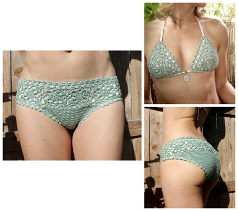 Pdf Crochet Patterns Lorelei Bikini Pattern With Basic Etsy