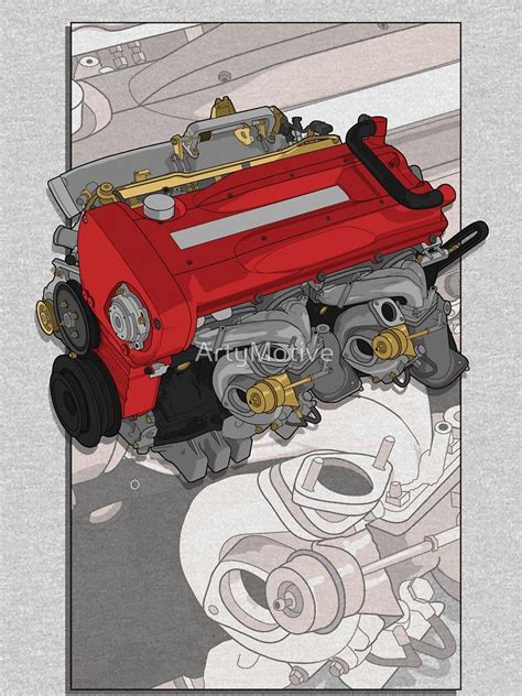 Nissan skyline RB26dett illustration #nissan #rb26 #jdm #automotive ...