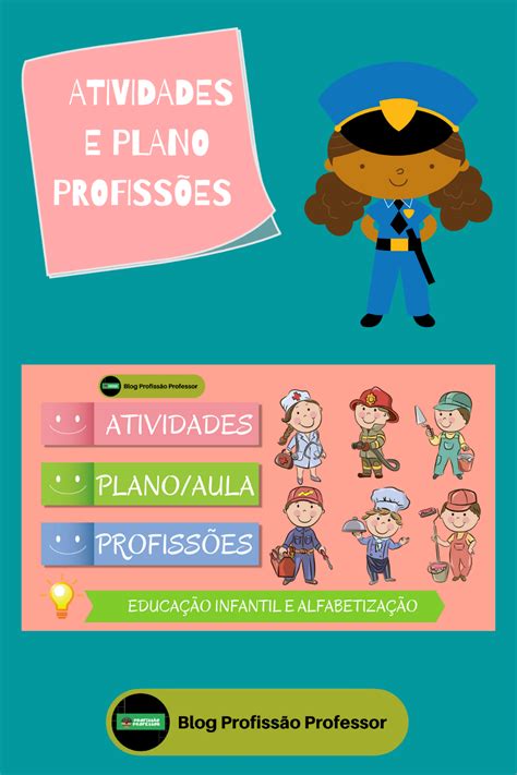 Atividades E Plano De Aula Profiss Es Para Educa O Infantil E