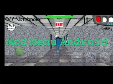 Baldi S Basics The Old Laboratory Chapter 3 V 6 6 6 Mod Menu Android