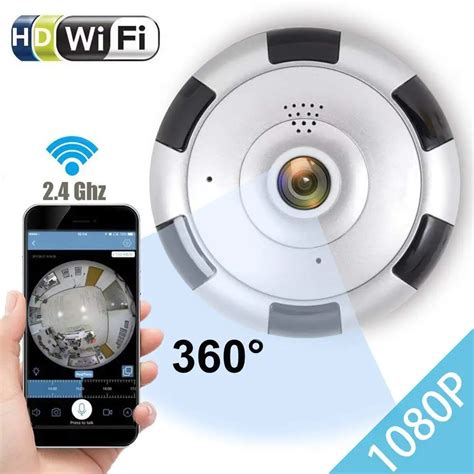 Smart Home Security Camera 360 Degree Wifi Panoramic Security Camera