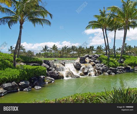 Golf Course Waterfall Image & Photo (Free Trial) | Bigstock