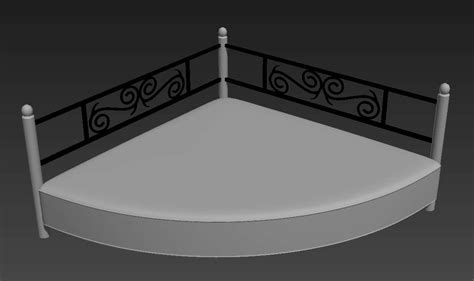 Unique Style Bed Design 3ds Max Furniture Block Cadbull