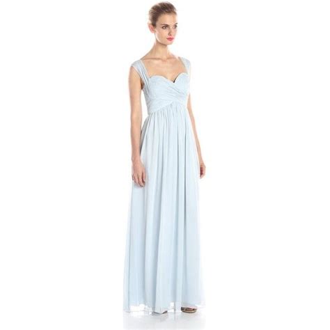 Jill Jill Stuart Womens Sweetheart Neck Crinkle Chiffon Gown