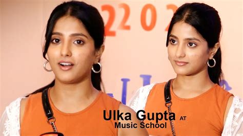 Banni Chow Home Delivery Actress Ulka Gupta At Music School Movie