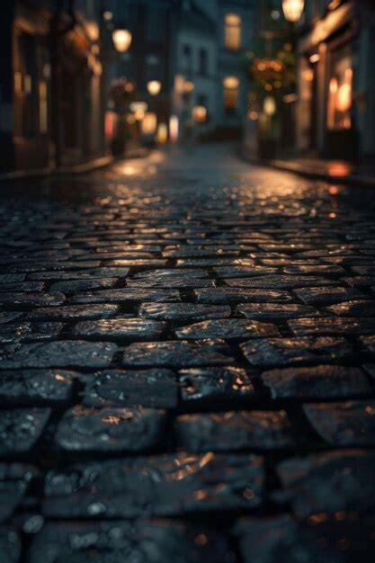 99000 Dark Cobbled Street Pictures