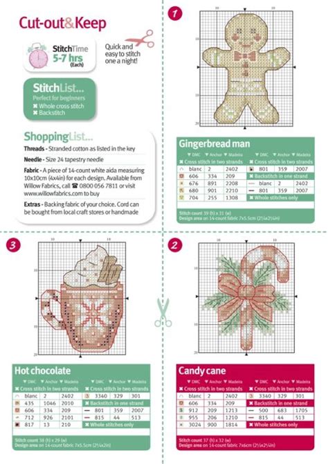 The Cross Stitch Pattern Is Showing How To Make A Gingerbread Man With