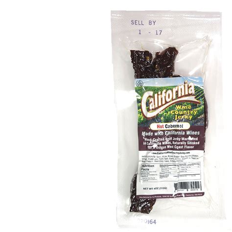 California Wine Country Jerky Hot Cabernet Beef Jerky Reviews