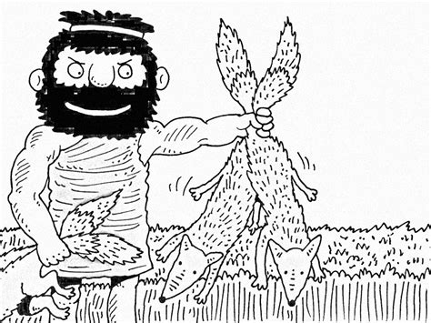 Samson Torched Tails Coloring Page