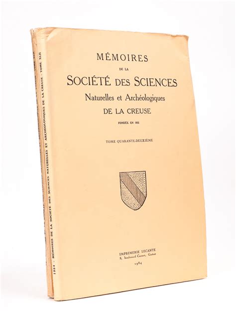 Mémoires des Sociétés des Sciences Naturelles et Archéologiques de la