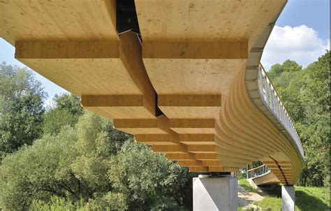 96 Metre Long Wooden Bridge Designed For The River Wood Magazine