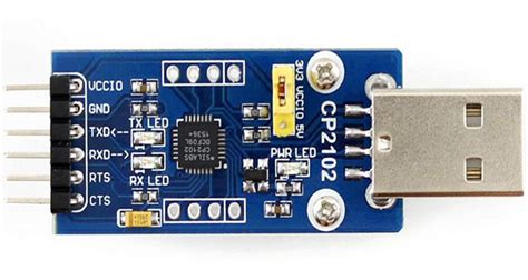 Cp2102 Uart Module Pinout Features Circuit And Datasheet