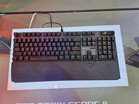 Asus Announces Rog Strix Scope Ii Wireless Gaming Keyboard At