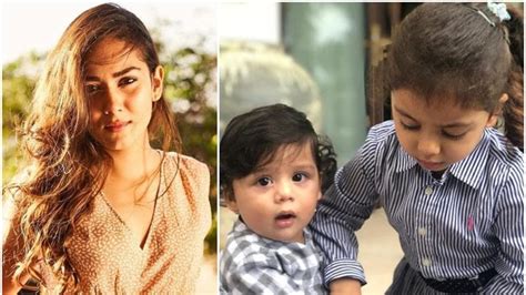 Mira Rajputs Son Zain Pinches Sister Misha As She Helps Him Play With