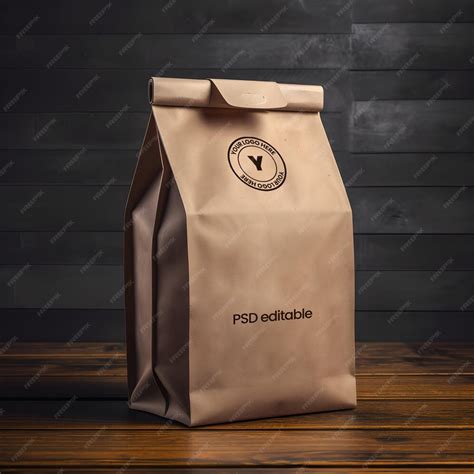 Premium Psd Psd Editable Kraft Paper Bag Mockup