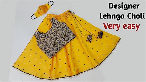 Lehenga Choli Cutting And Stitching Full Tutorial Step By Step Lehenga