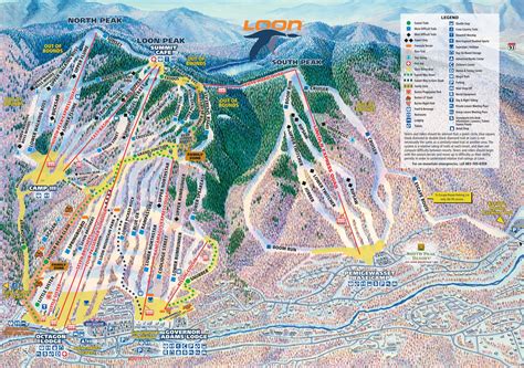 Trail map Loon Mountain