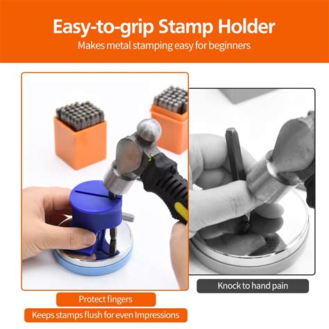 Snapklik Metal Stamping Kit Mm Number And Letter Stamp Set