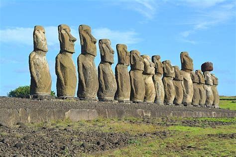 Ahu Tongariki El Ahu Con Moais Imagina Isla De Pascua